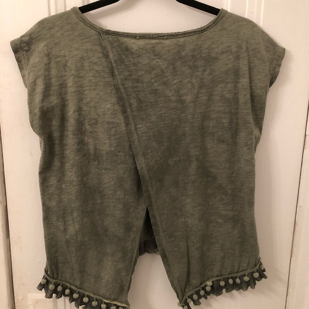 Sage Green Open Back Top - image 2